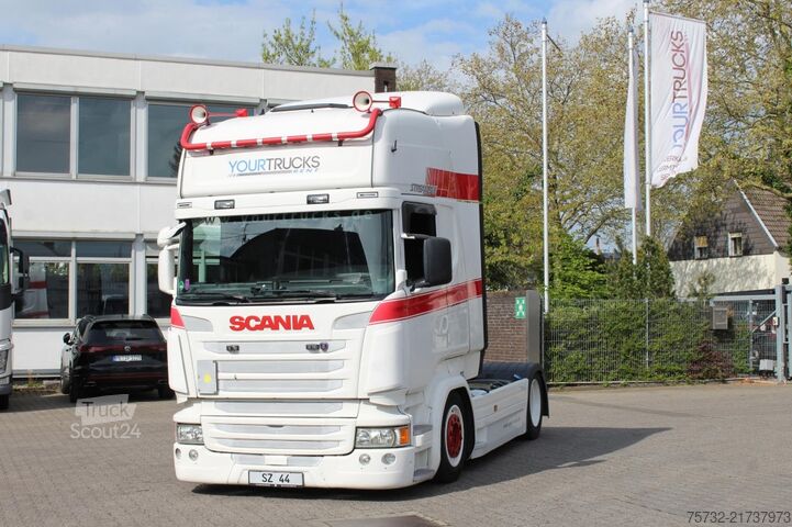 وحدة جر ذات حجم كبير Scania R 450 Topline Mega-Volumen   Retarder   2 Tanks