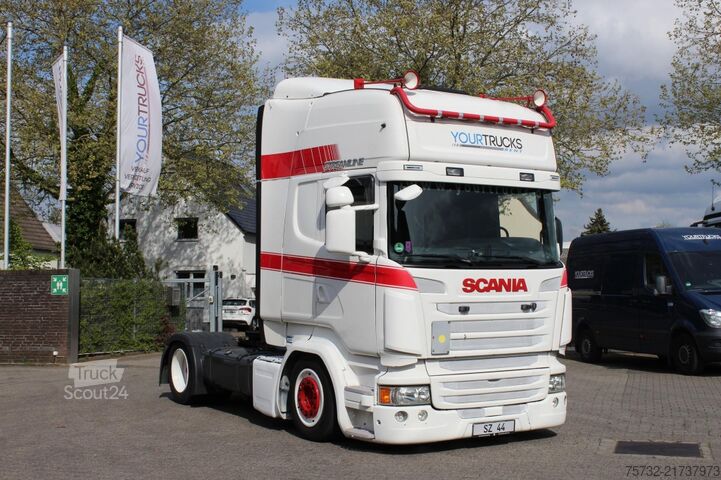 وحدة جر ذات حجم كبير Scania R 450 Topline Mega-Volumen   Retarder   2 Tanks