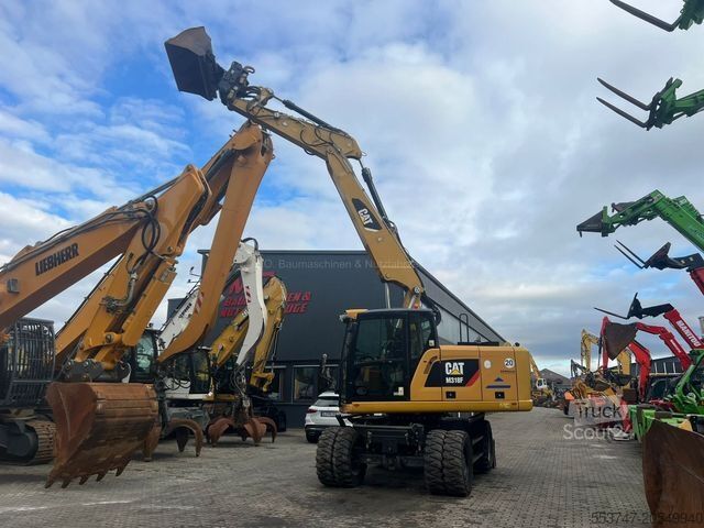 Pelle sur pneus CATERPILLAR Caterpillar M 318 F /Oilquick 70/55