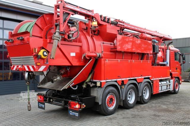 Vákuová cisterna MAN TGS 35.540 8x4 Müller 16m³ WRG + 800 meter HD