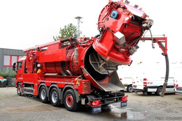 Vákuová cisterna MAN TGS 35.540 8x4 Müller 16m³ WRG + 800 meter HD