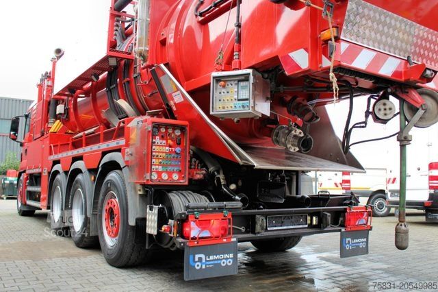 Vákuová cisterna MAN TGS 35.540 8x4 Müller 16m³ WRG + 800 meter HD