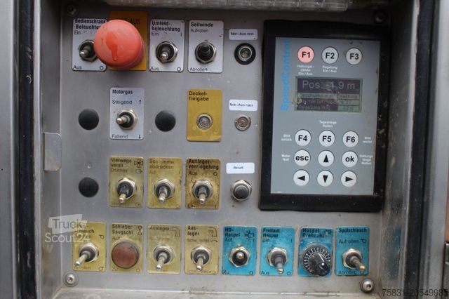 Vákuová cisterna MAN TGS 35.540 8x4 Müller 16m³ WRG + 800 meter HD