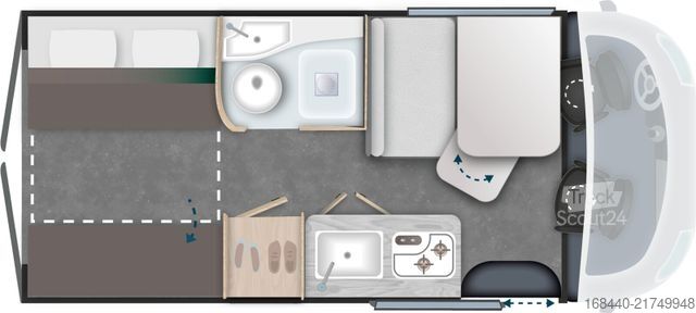 Kastenwagen Wohnmobil / Campervan CHAUSSON Van First Line Light V594 Markise/Solar/Kamera