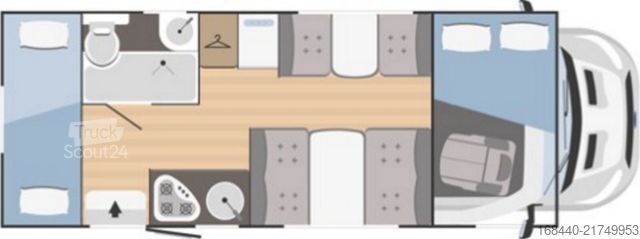 Capucine RIMOR Kilig 9  Gurtplätze 7/Automatik/4100kg/Solar