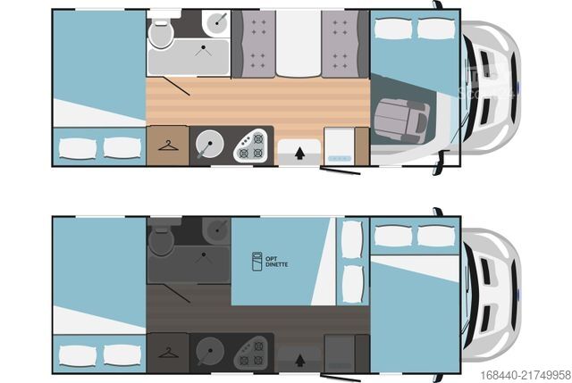 Capucine RIMOR Kilig 5 6 Gurtplätze/Automatik/4100kg/Solar
