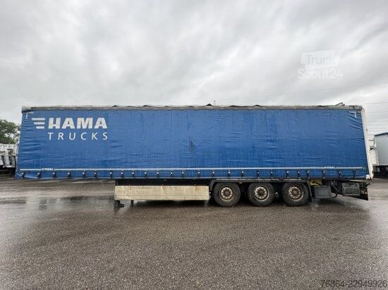 Otvorena poluprikolica sa ceradom KRONE SD 24 TAUTLINER, BPW-ACHSEN, LIFTACHSE, EDSCHA-VERDECK,