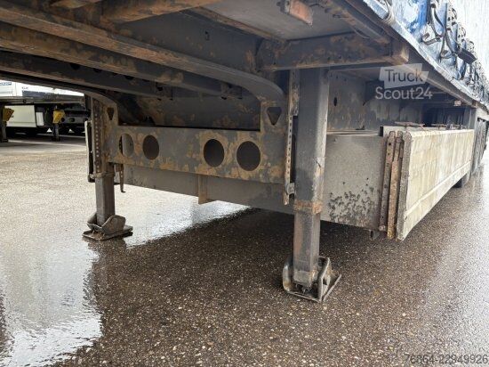 Otvorena poluprikolica sa ceradom KRONE SD 24 TAUTLINER, BPW-ACHSEN, LIFTACHSE, EDSCHA-VERDECK,
