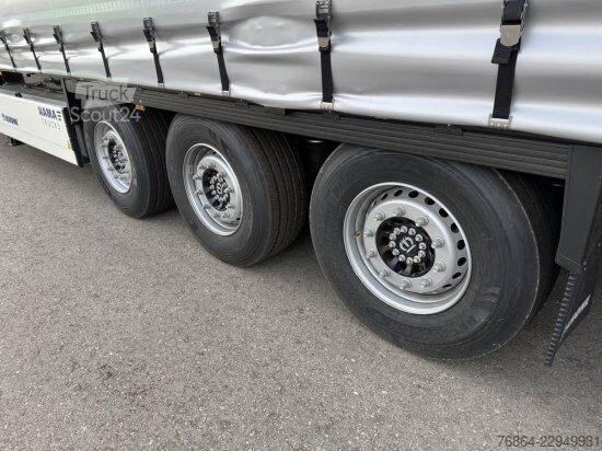 Otvorena poluprikolica sa ceradom KRONE PROFI LINER, LIFTACHSE,