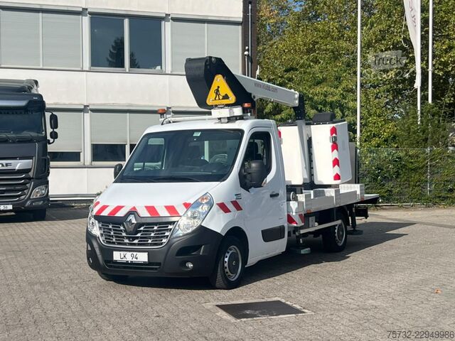 Podnośnik koszowy na samochodzie ciężarowym Renault Master  Bühne KLUBB 11m   2 Personen Korb 200kg