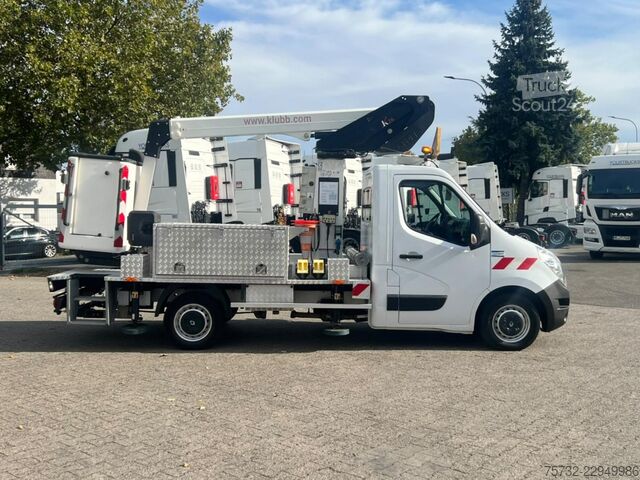 Podnośnik koszowy na samochodzie ciężarowym Renault Master  Bühne KLUBB 11m   2 Personen Korb 200kg