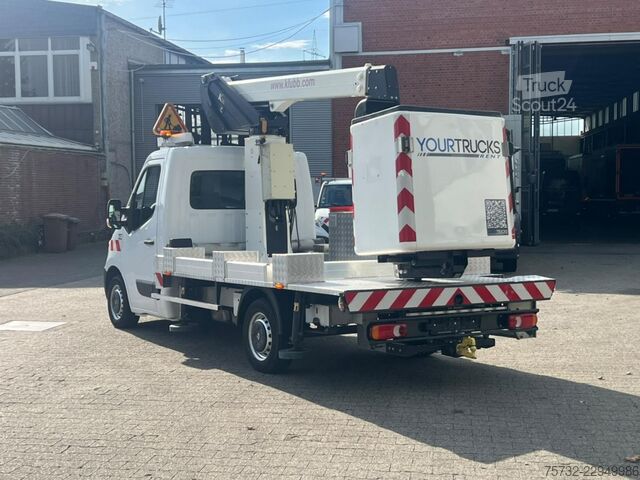 Podnośnik koszowy na samochodzie ciężarowym Renault Master  Bühne KLUBB 11m   2 Personen Korb 200kg