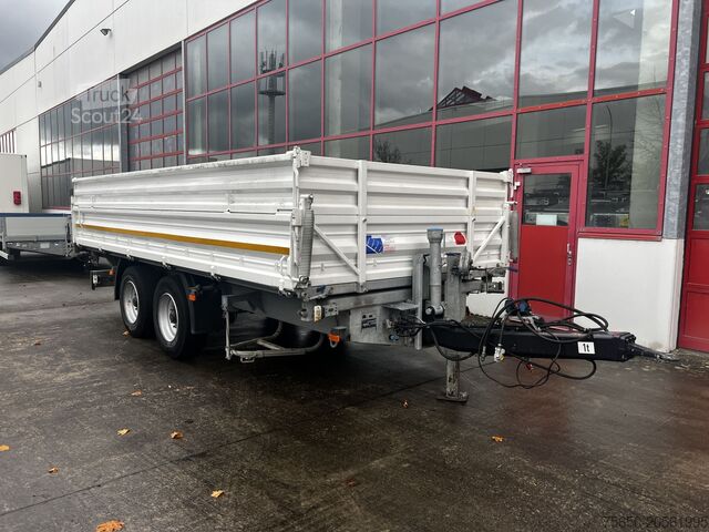 Remorque à benne basculante Schmid Fahrzeugbau DK 135 AR  13,5 t Tandemkipper mit Aufsatzbordwänden