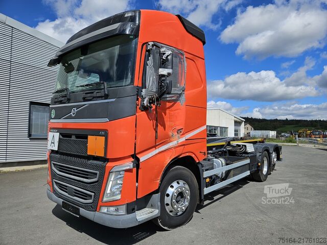 Kampós konténerszállító teherautó Volvo FH 460 6x2 Unfall