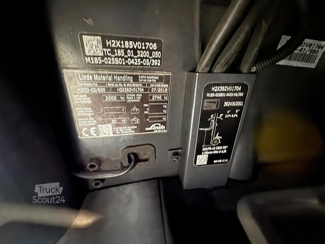 2019 UVV 03/2027 7.035 driftstimer Linde H 20 / 600 D