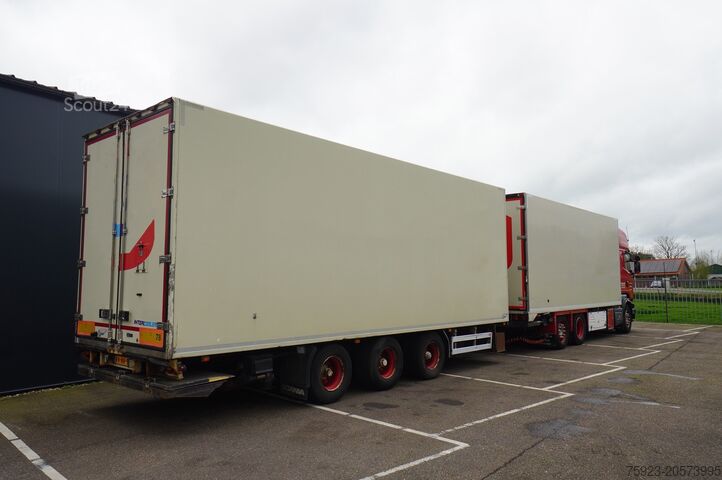 Transporte refrigerado/congelado Scania R 580 V8 6X2 FRIGO RETARDER IN COMBI WITH BURG ...