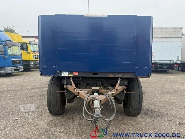 Brandalı açık römork Fliegl ZPS180 Baustoffanhänger SAF Achsen + aus 1. Hand