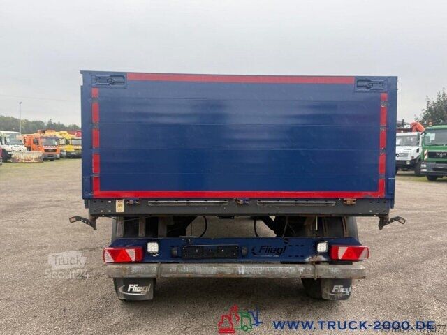 Brandalı açık römork Fliegl ZPS180 Baustoffanhänger SAF Achsen + aus 1. Hand