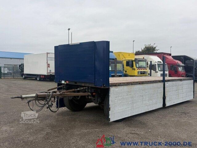 Brandalı açık römork Fliegl ZPS180 Baustoffanhänger SAF Achsen + aus 1. Hand