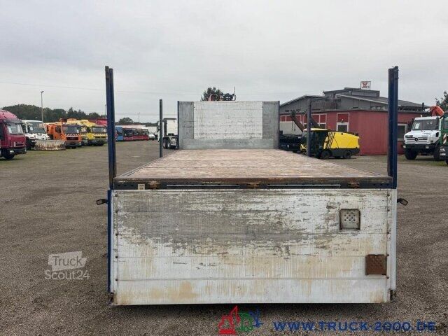 Brandalı açık römork Fliegl ZPS180 Baustoffanhänger SAF Achsen + aus 1. Hand