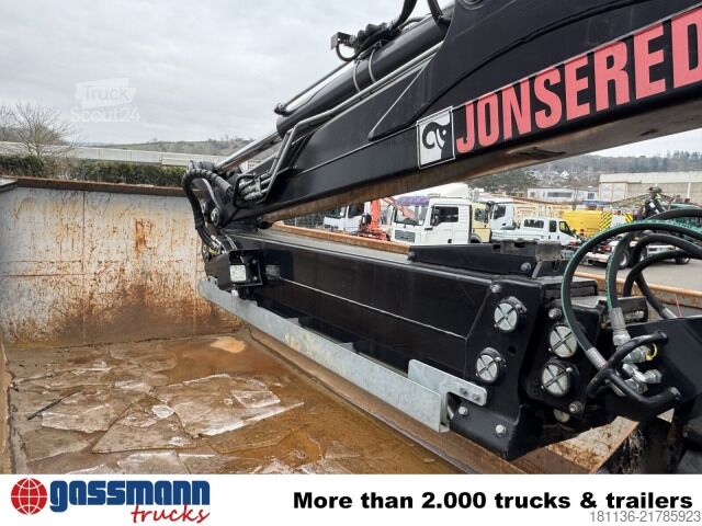 Contentor roll-off  Abrollcontainer mit Kran Jonsered 1300RST96, Funk