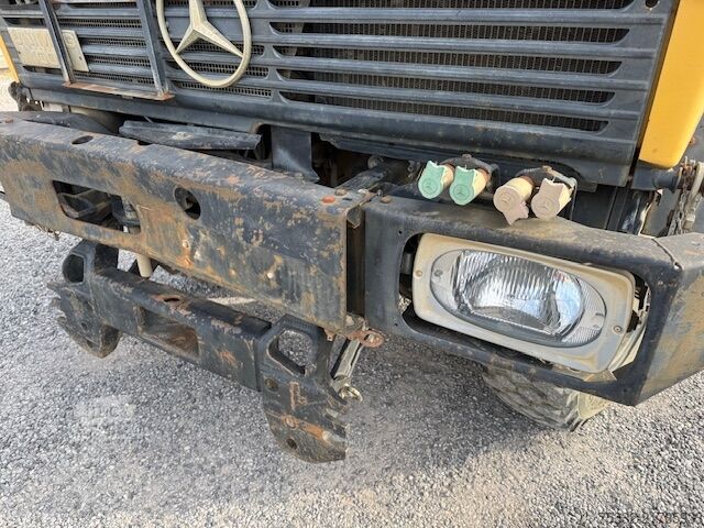 Dodávka s jeřábem na podvozku nákladního auta Unimog U 1000  427/10 Kran Hiab 090 KM: 8.600