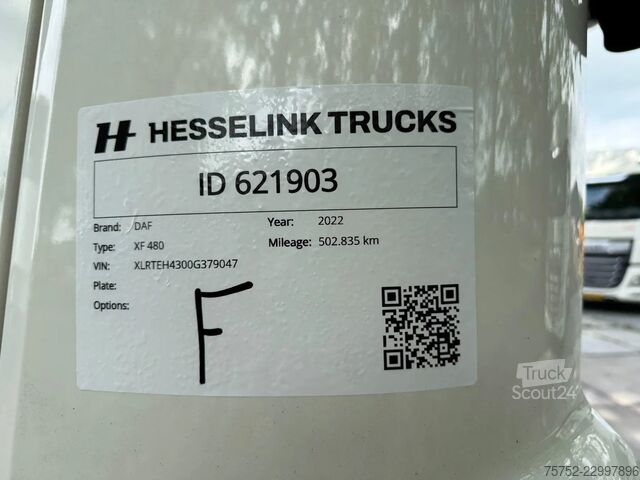 DAF XF 480 SSC Super Space ACC 2x depo Smarttacho 2 DAF XF 480 SSC Super Space ACC 2x tank Smarttacho 2