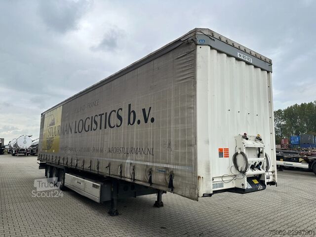 Krone 280 cm iç yükseklik / kaldırma aksı / palet kutusu / BPW + kampana frenler / Hollanda plakalı  Krone 280cm inside height / liftaxle / palletbox / BP...