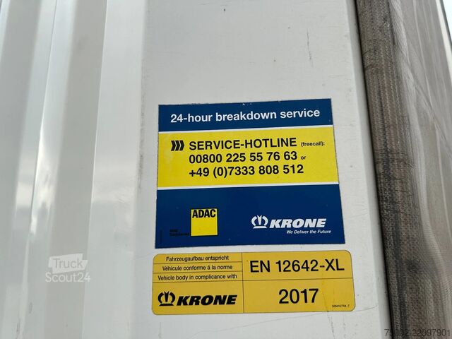 Krone 280 cm iç yükseklik / kaldırma aksı / palet kutusu / BPW + kampana frenler / Hollanda plakalı  Krone 280cm inside height / liftaxle / palletbox / BP...