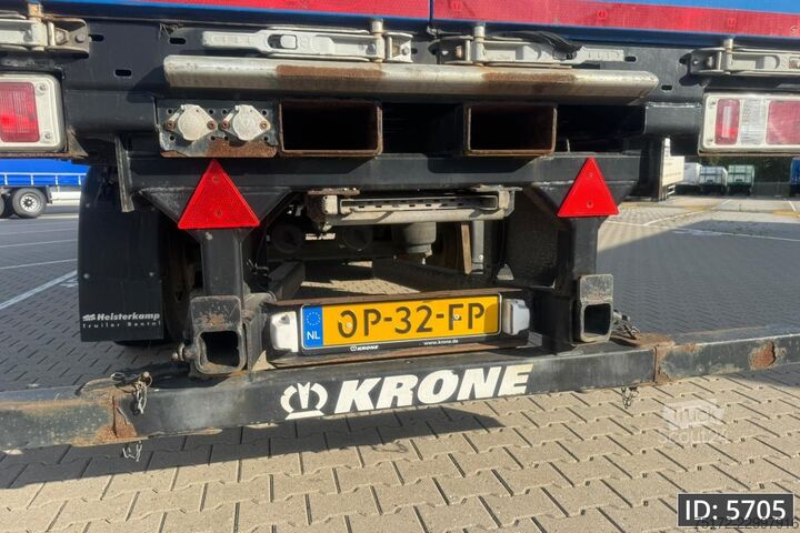 Krone SD / Yönlendirme aksı / Kaldırma aksı / Montajlı forklift / Kampanalı frenler Krone SD / Steering axle / Lift axle / Mounted forkli...
