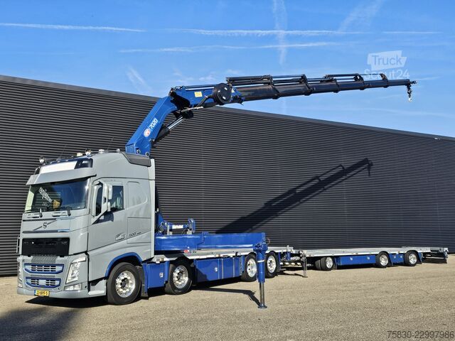  Volvo FH 500 8x2 / HMF 70 tm CRANE + JUMBO TRAILER