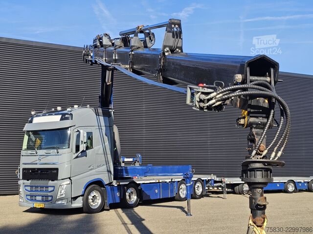  Volvo FH 500 8x2 / HMF 70 tm CRANE + JUMBO TRAILER