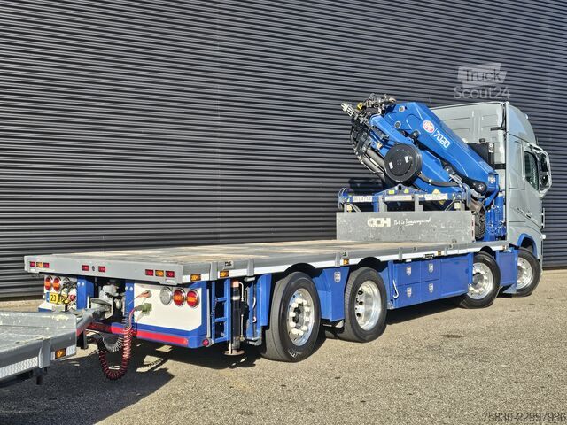  Volvo FH 500 8x2 / HMF 70 tm CRANE + JUMBO TRAILER
