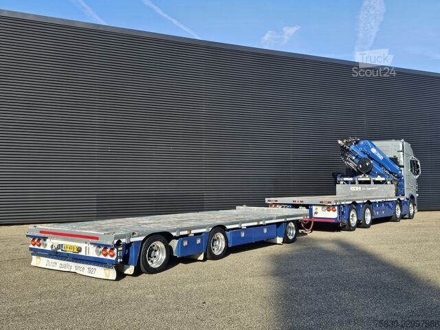  Volvo FH 500 8x2 / HMF 70 tm CRANE + JUMBO TRAILER
