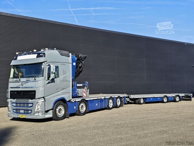  Volvo FH 500 8x2 / HMF 70 tm CRANE + JUMBO TRAILER