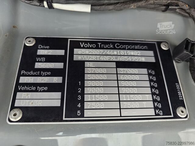  Volvo FH 500 8x2 / HMF 70 tm CRANE + JUMBO TRAILER