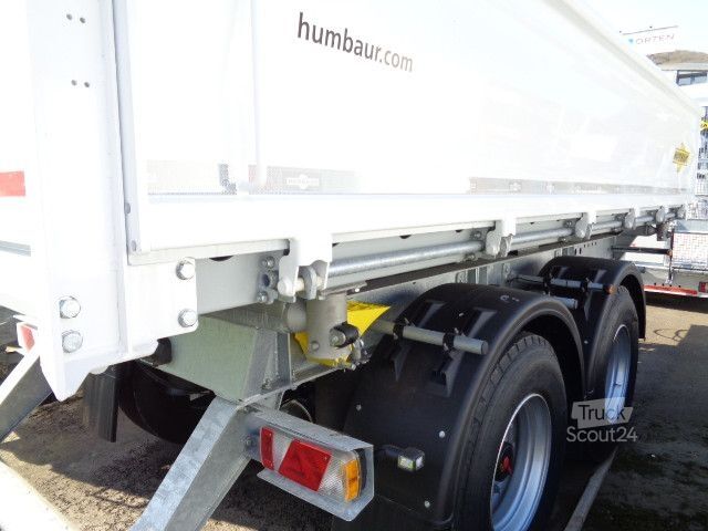 Трехсторонний самосвальный прицеп HUMBAUR HTK 195024 verzinkt*SAF*Bordwand li. abklappbar