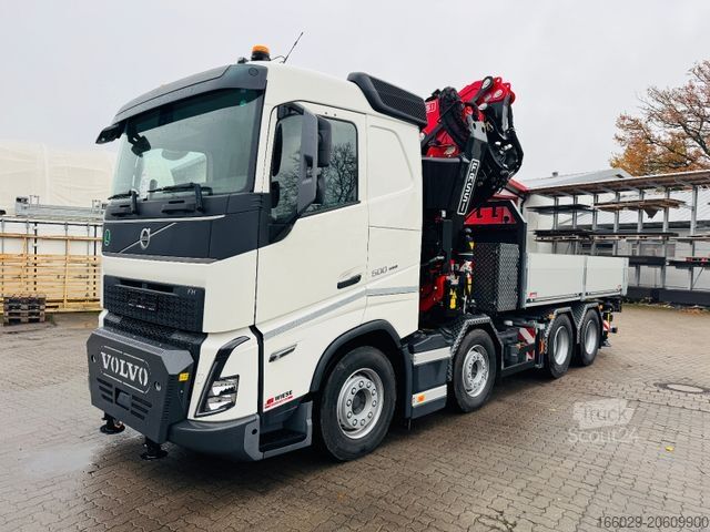 Autokran VOLVO FH 500 8x4 Kran F710 RA2.27 Jib & Winde Sofort