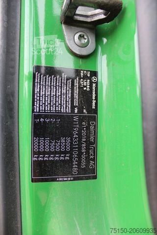 Concrete mixer truck MERCEDES-BENZ 3243 8x4 BB - Remmel 9m³ - AP Achsen - Nr.: 480