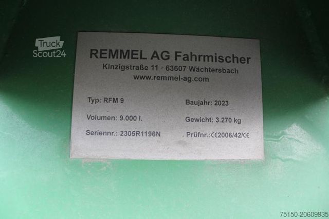 Concrete mixer truck MERCEDES-BENZ 3243 8x4 BB - Remmel 9m³ - AP Achsen - Nr.: 480