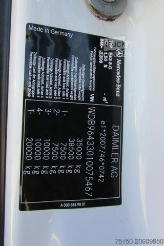 Betonomieszarka MERCEDES-BENZ 3540 8x4 BB - STETTER 9 m³ - Nr.: 467