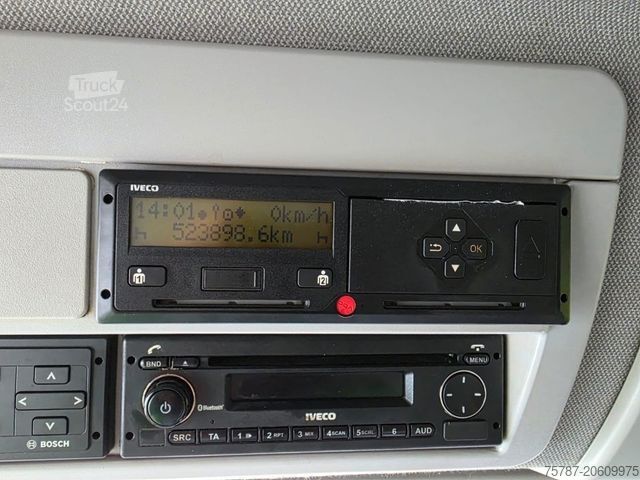 Фургон с брезентова завеса IVECO 80-220 Eurocargo, Gardine, ladebordwand