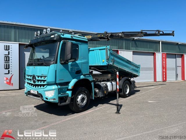 Basculantă MERCEDES-BENZ Arocs 1832 Kipper+ Kran Palfinger PK9501*205TKM*