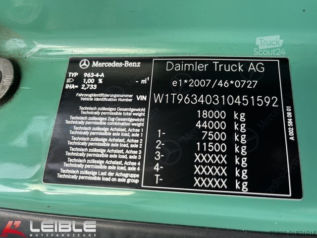 Standard nyergesvontató MERCEDES-BENZ Actros 1851*Stream Space*Hydraulik*Standklima*