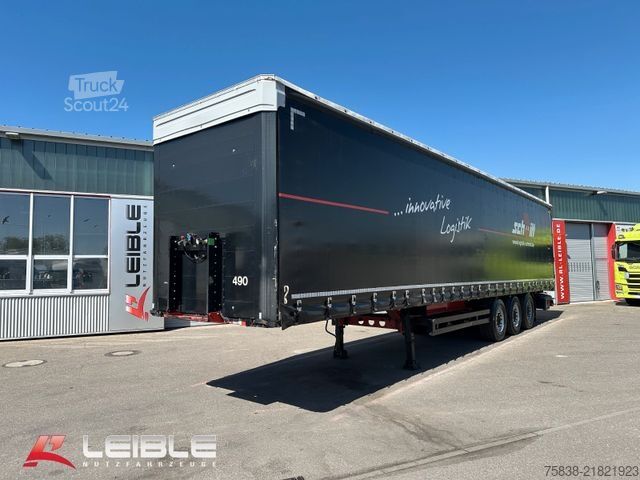 Odprta polprikolica s ponjavo KÖGEL SN 24*Tautliner*Zertifikat XL*SAF-Achsen*