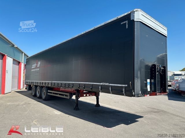 Odprta polprikolica s ponjavo KÖGEL SN 24*Tautliner*Zertifikat XL*SAF-Achsen*