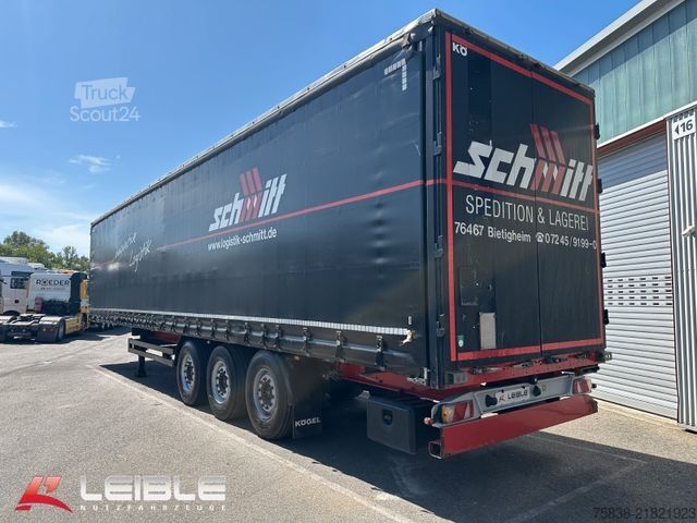 Odprta polprikolica s ponjavo KÖGEL SN 24*Tautliner*Zertifikat XL*SAF-Achsen*