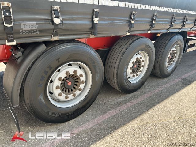 Odprta polprikolica s ponjavo KÖGEL SN 24*Tautliner*Zertifikat XL*SAF-Achsen*