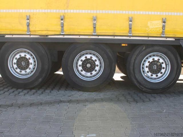 Semiremorcă deschisă cu prelată KRONE SD, MULTILOCK