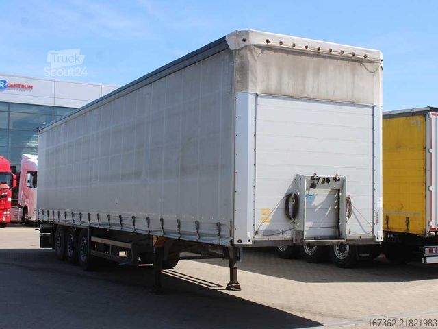 Brandalı açık yarı römork SCHMITZ CARGOBULL SCS 24/L - 13, MULTILOCK, LIFTING AXLE